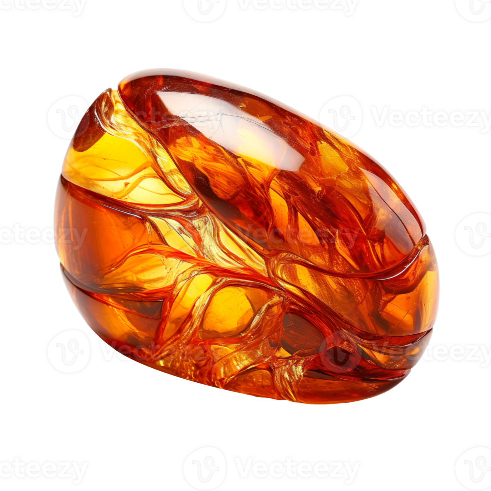 golden amber isolated on transparent background png