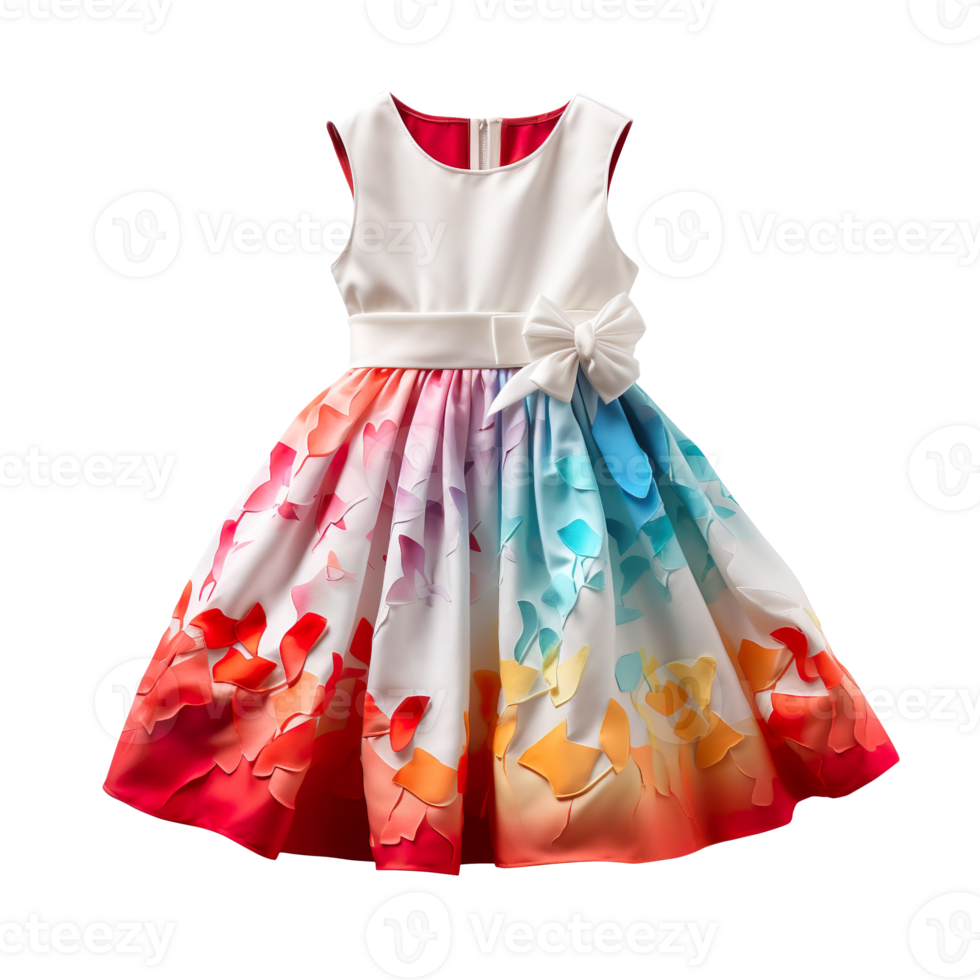 Kids dress isolated on transparent background png