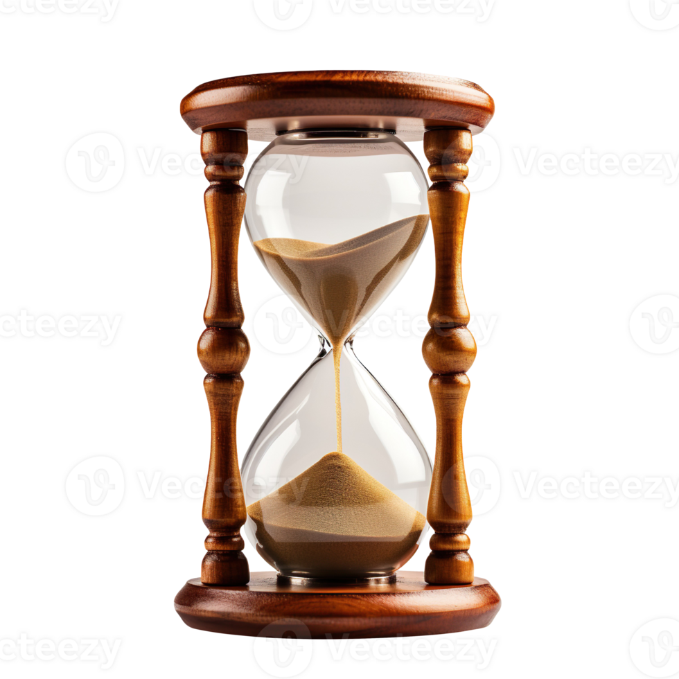 Hourglass isolated on transparent background png