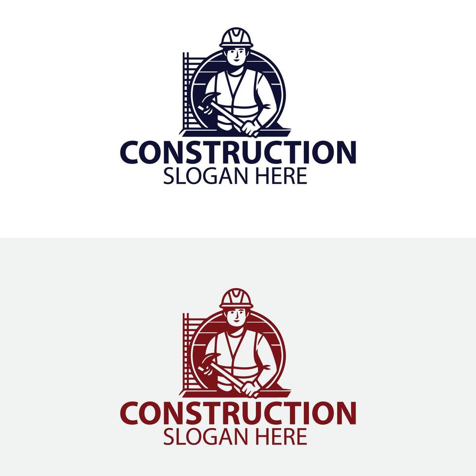 luxury modern real estate and construction logo vector