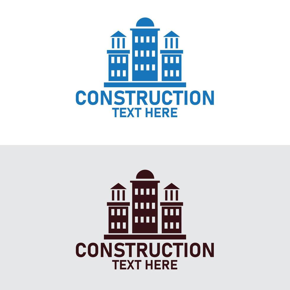 real estate, construction, company logo designs for you vector