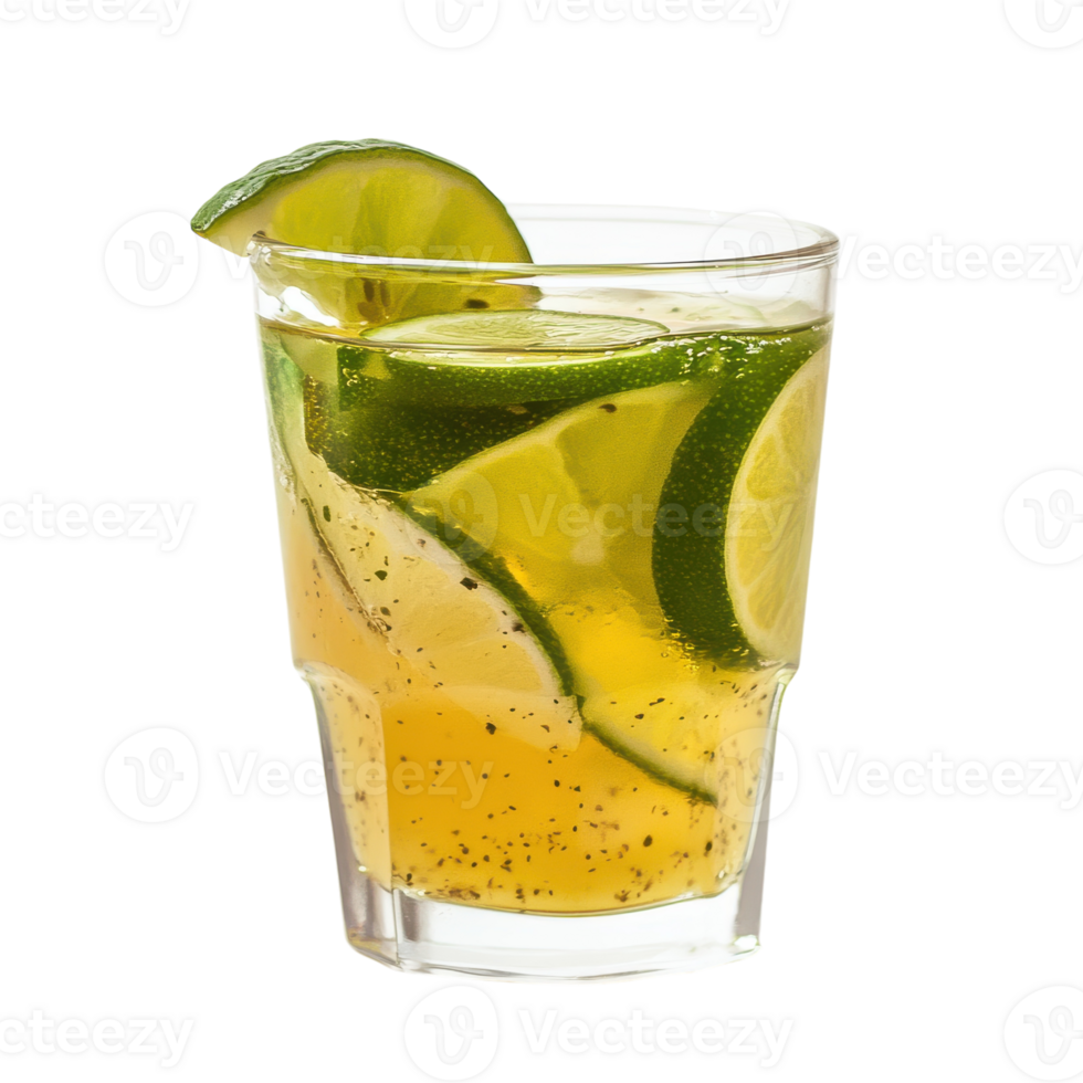 Refreshing Detox Water with Lemon, Lime, and Cumin for Healthy Living on transparent background png