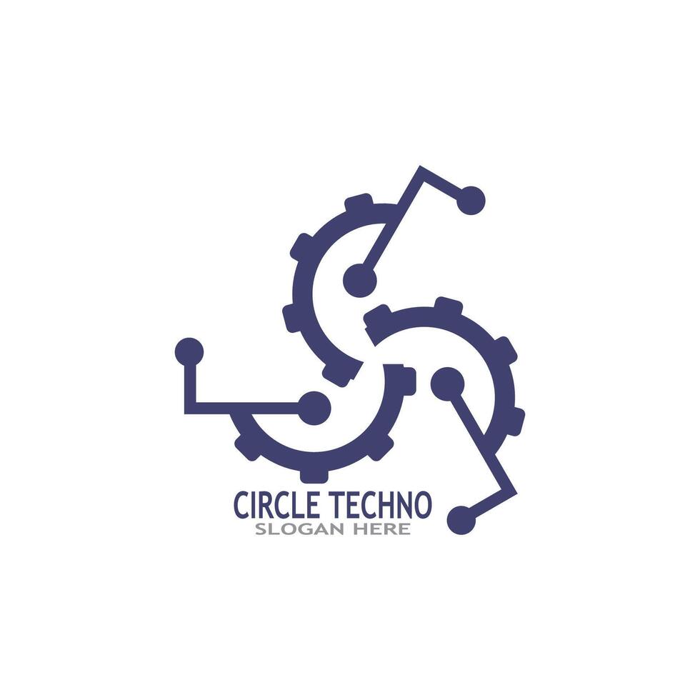 Technology icon and symbol template illustration vector