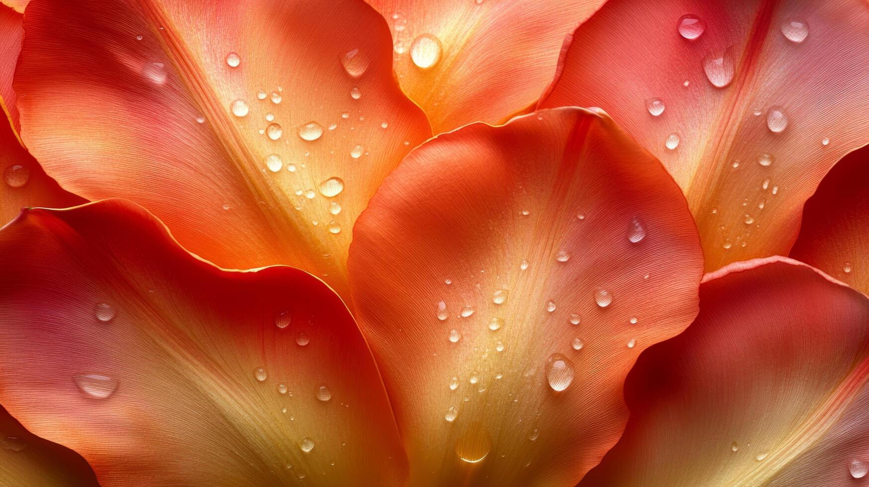 A close up of a flower with water droplets photo