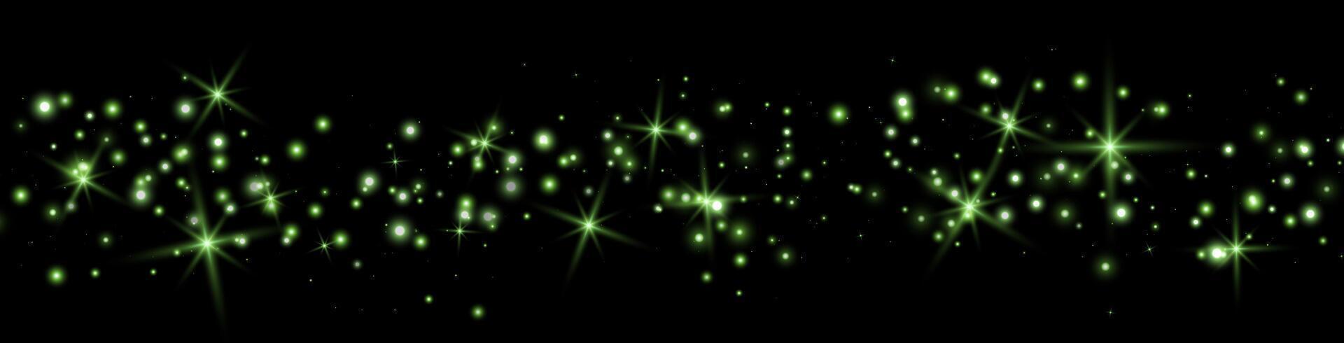 Green sparks long vector