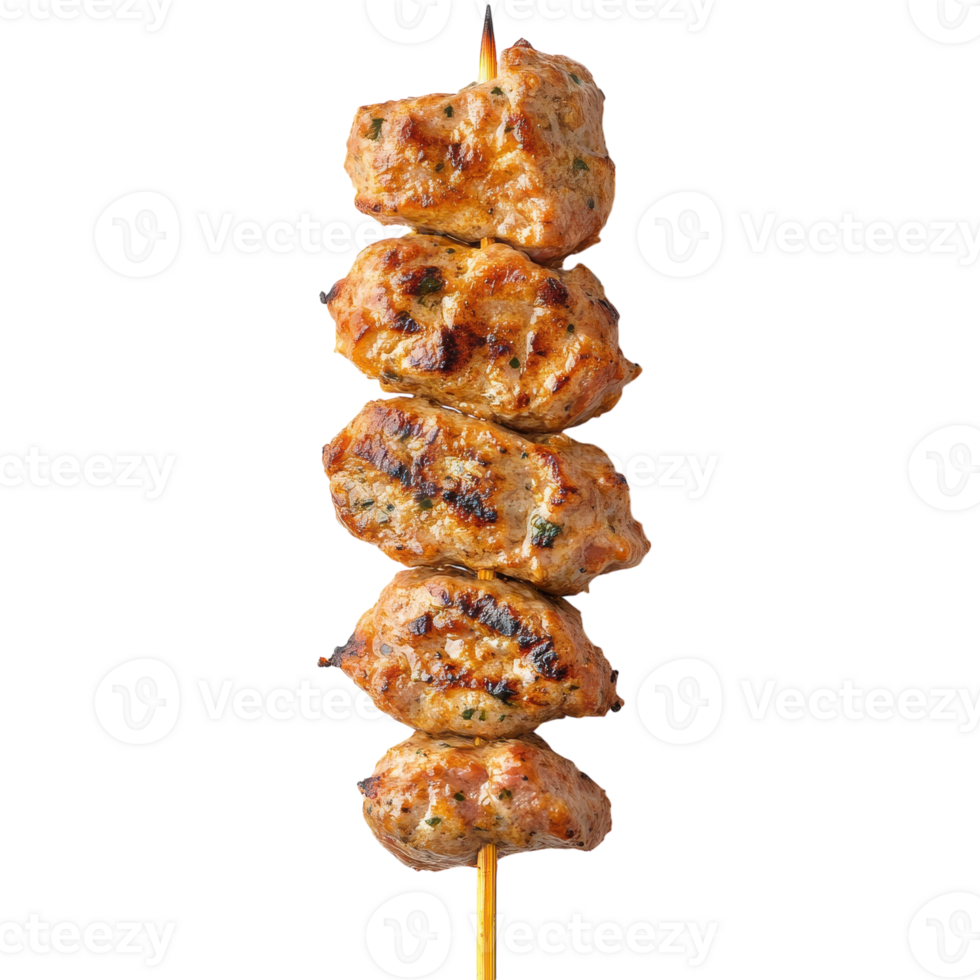 Delicious Kebab Skewers Perfect for Grilling and Barbecues on transparent background png