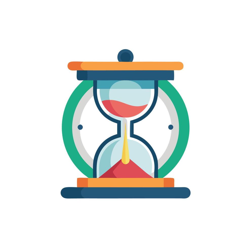 Time design isolated flat illustration on white background vector