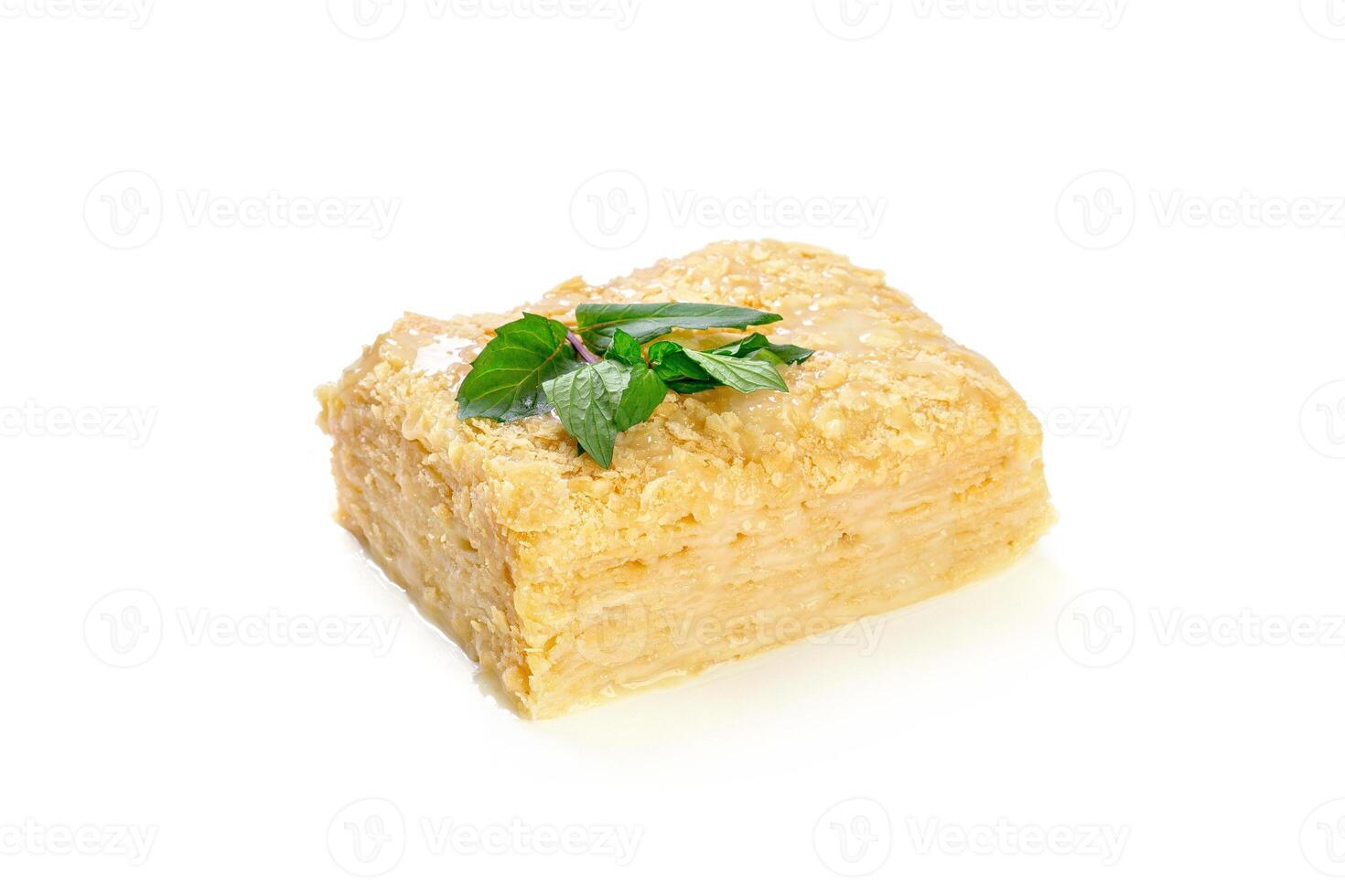 pie slice isolated on white photo