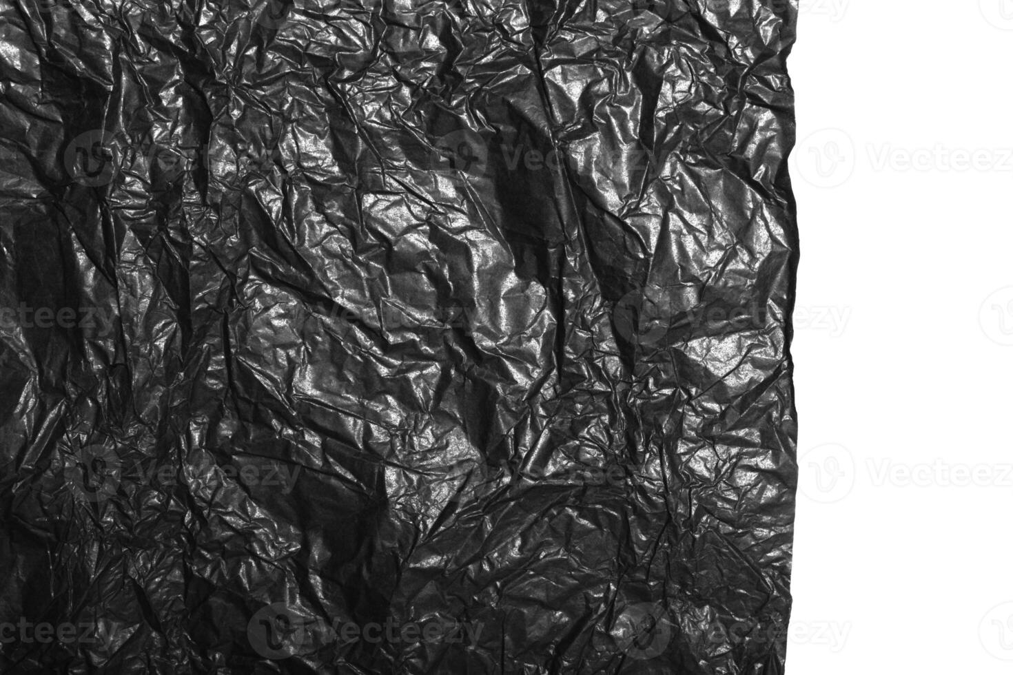 Black Paper Texture, Crumpled Paper Texture photo