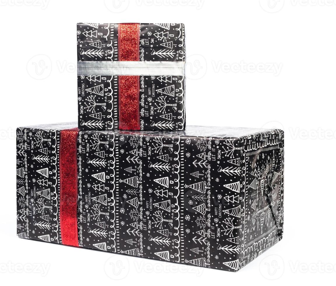 Christmas presents isolated photo