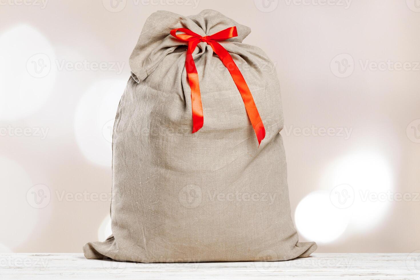 christmas sack full of gifts photo