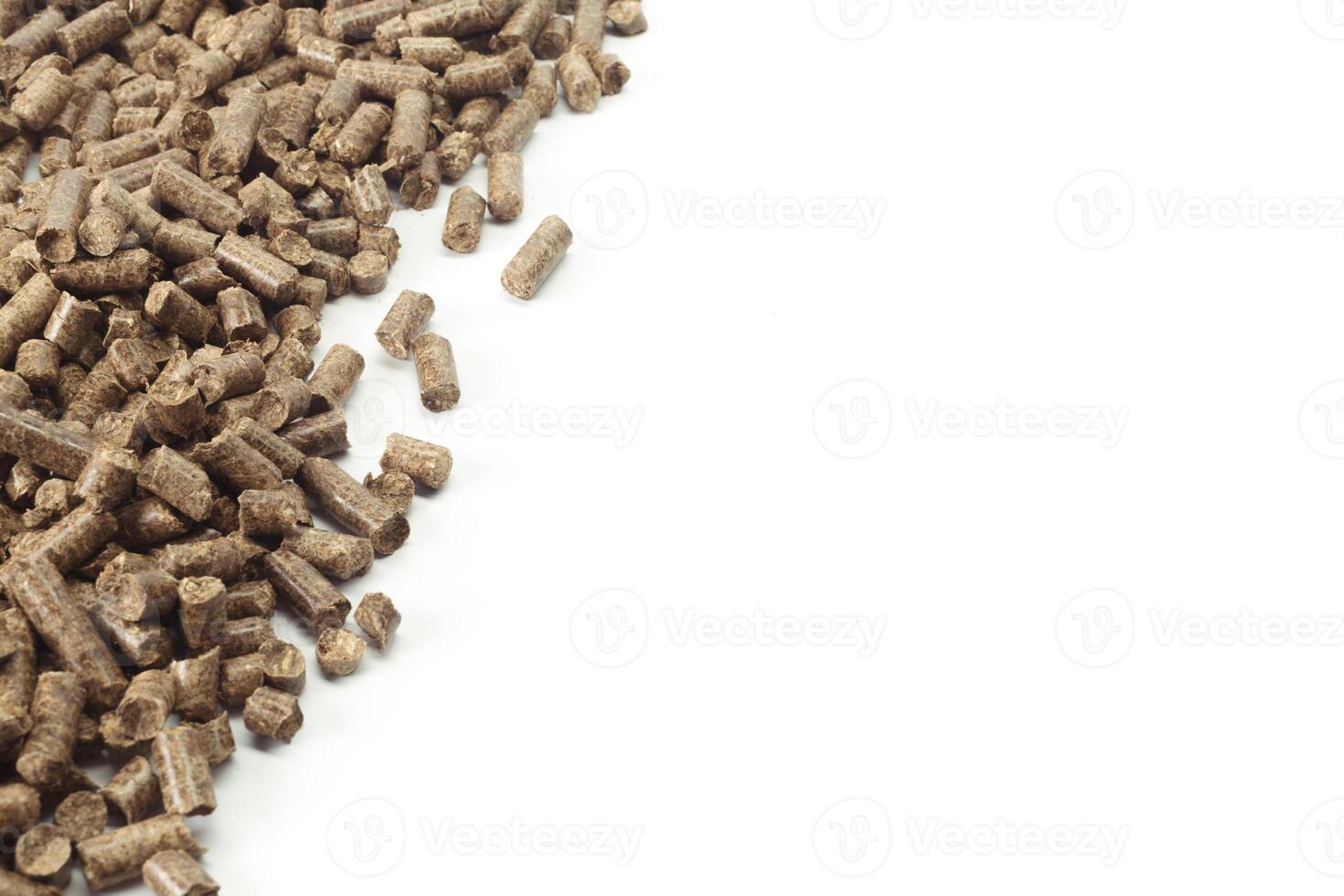 Energy. Pellets on the table photo