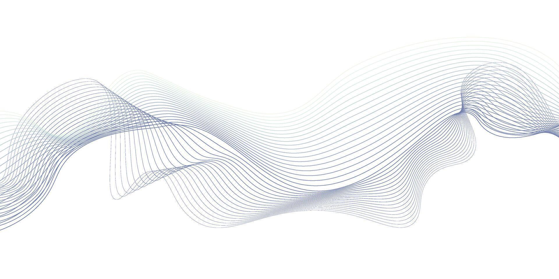 Abstract dynamic lines. Colorful flowing background. vector