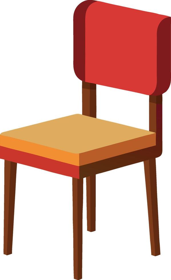 Chair design template vector