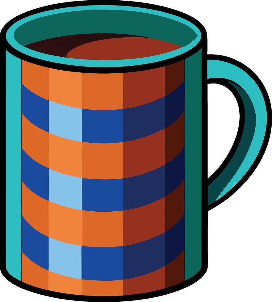 Mug design icon vector