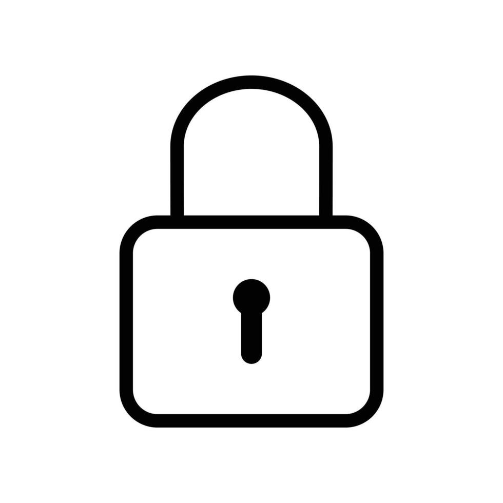 lock icon template illustration design vector
