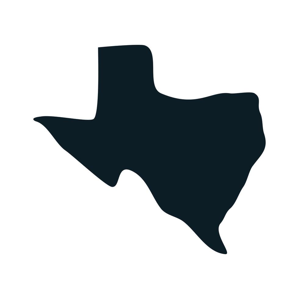 texas map icon logo design template vector