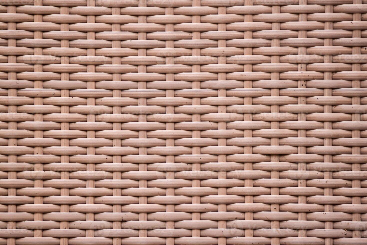 Synthetic rattanHand-made Background image Brown tone photo