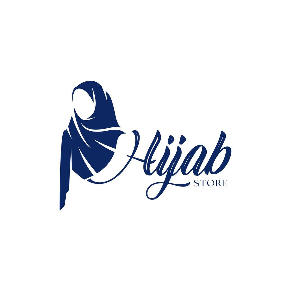 Beauty Hijab Store Logo Image vector