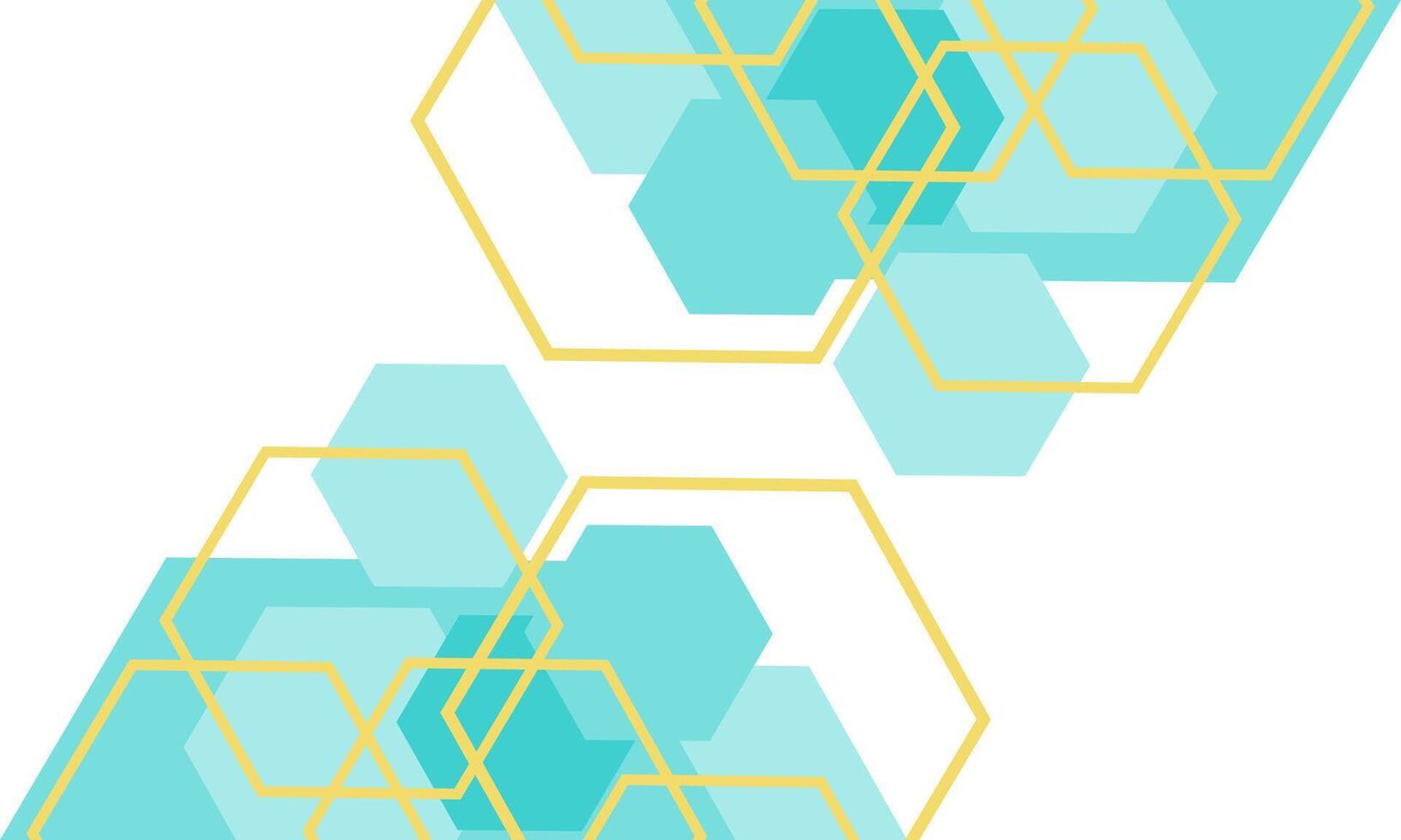 hexagon modern background for frame edit material vector