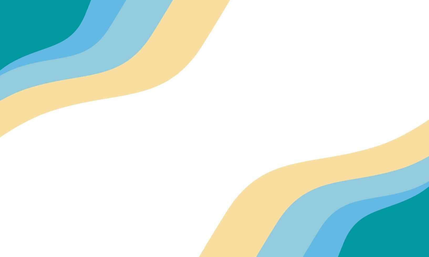 Abstract red wave corner for frame vector