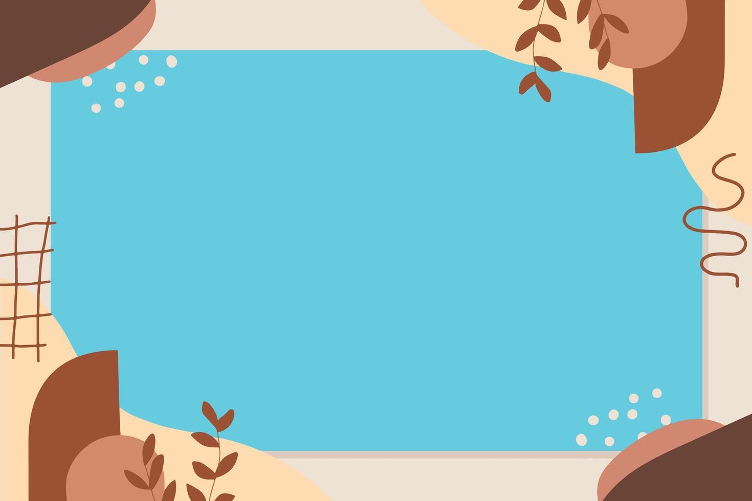 Brown and Pink Abstract Link Tree Background. vector