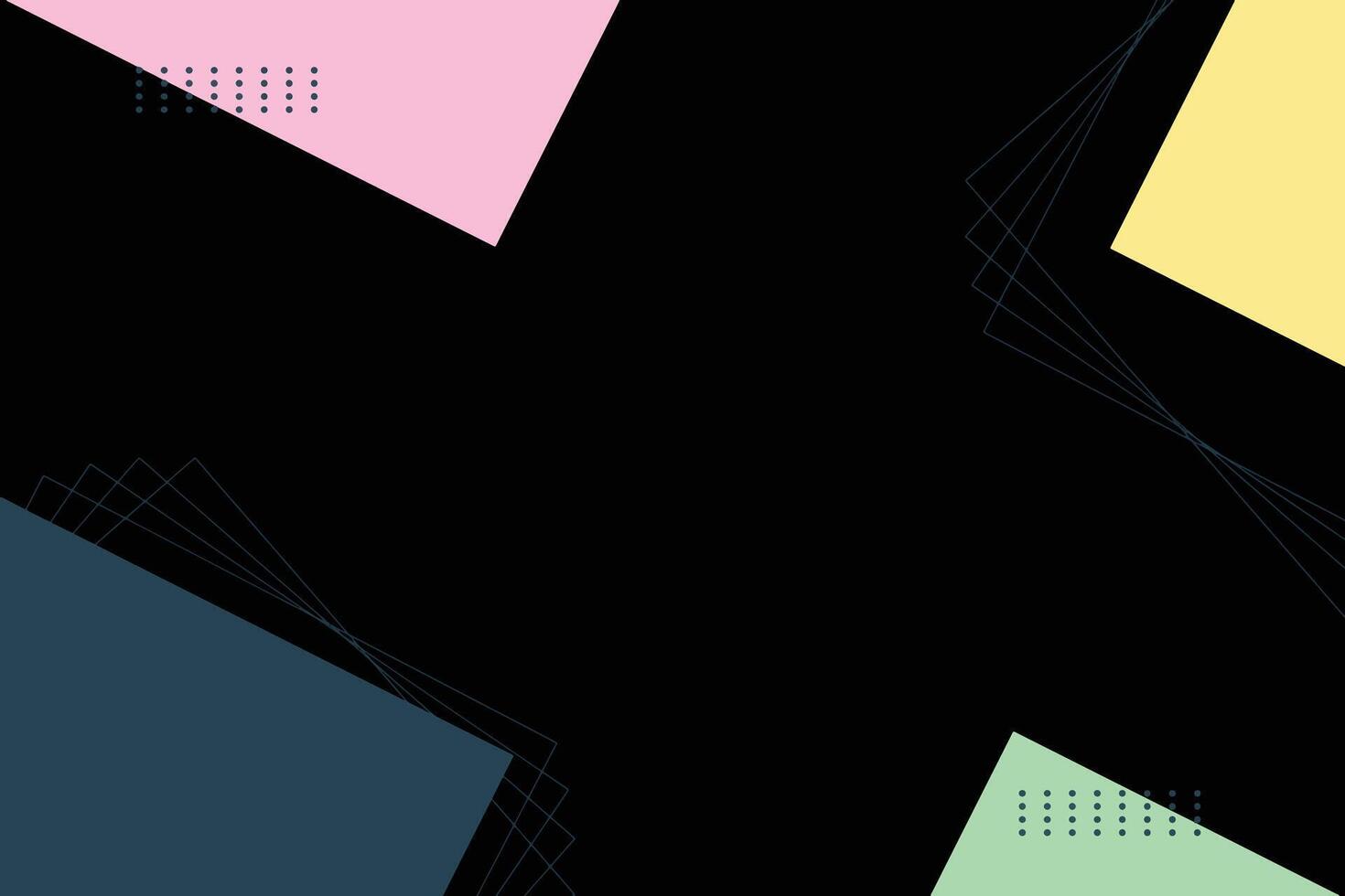 Pastel Black and Colorful Unique Link Tree Background. vector