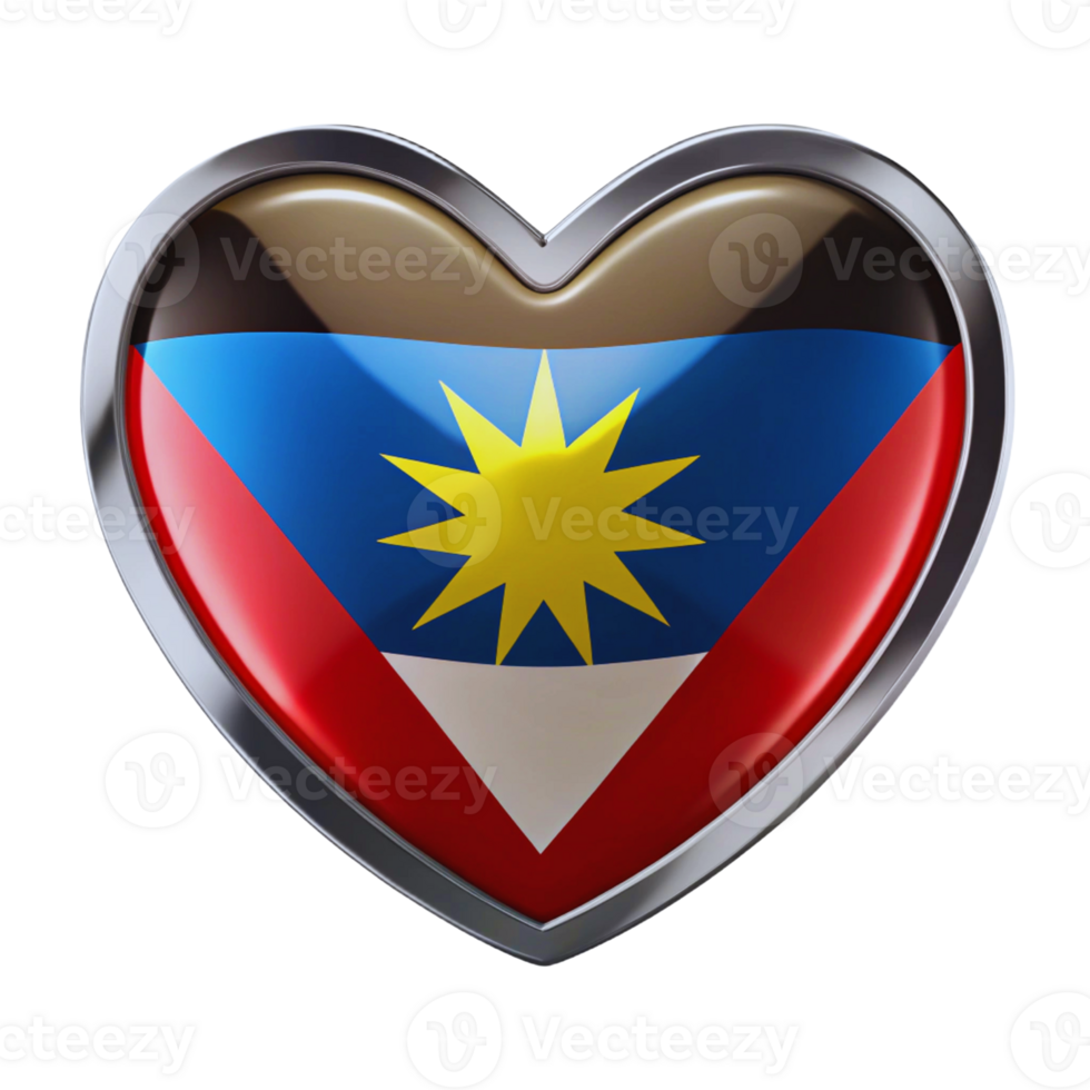 The flag of the republic of ava is shown in a heart shaped button png