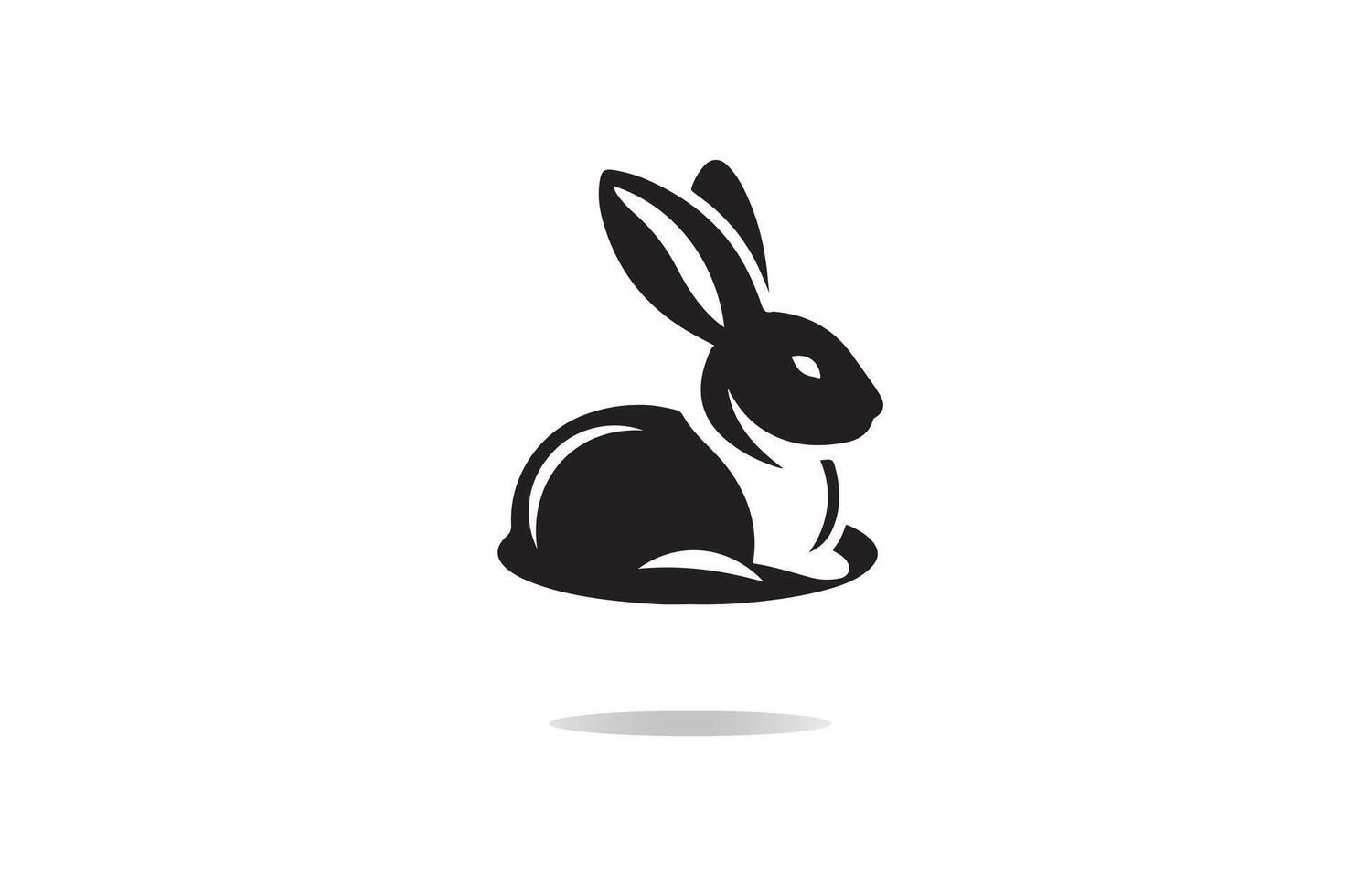 Rabbit icon concept illustration for design. vector