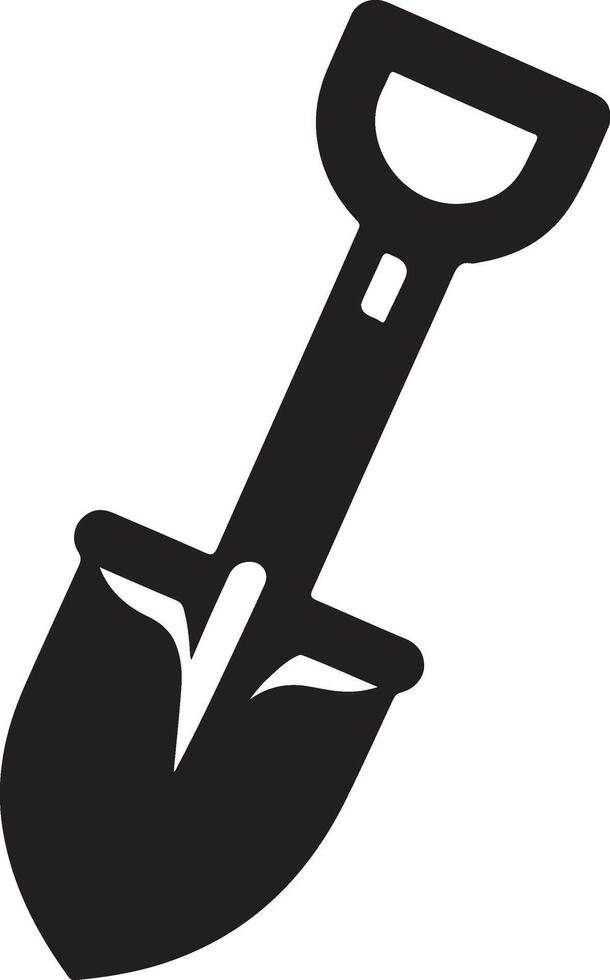 Construction element shovel. vector