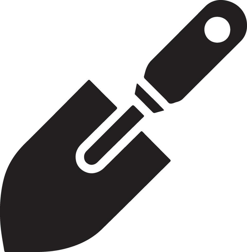 Construction tool trowel. vector