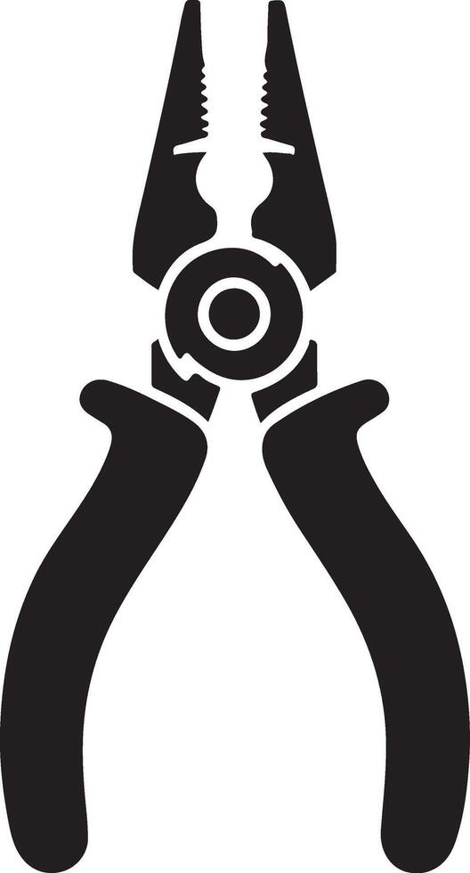 Simple and minimalist pliers icon. vector