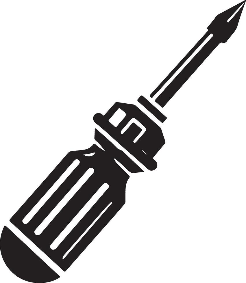 Automobile tool screwdriver vector