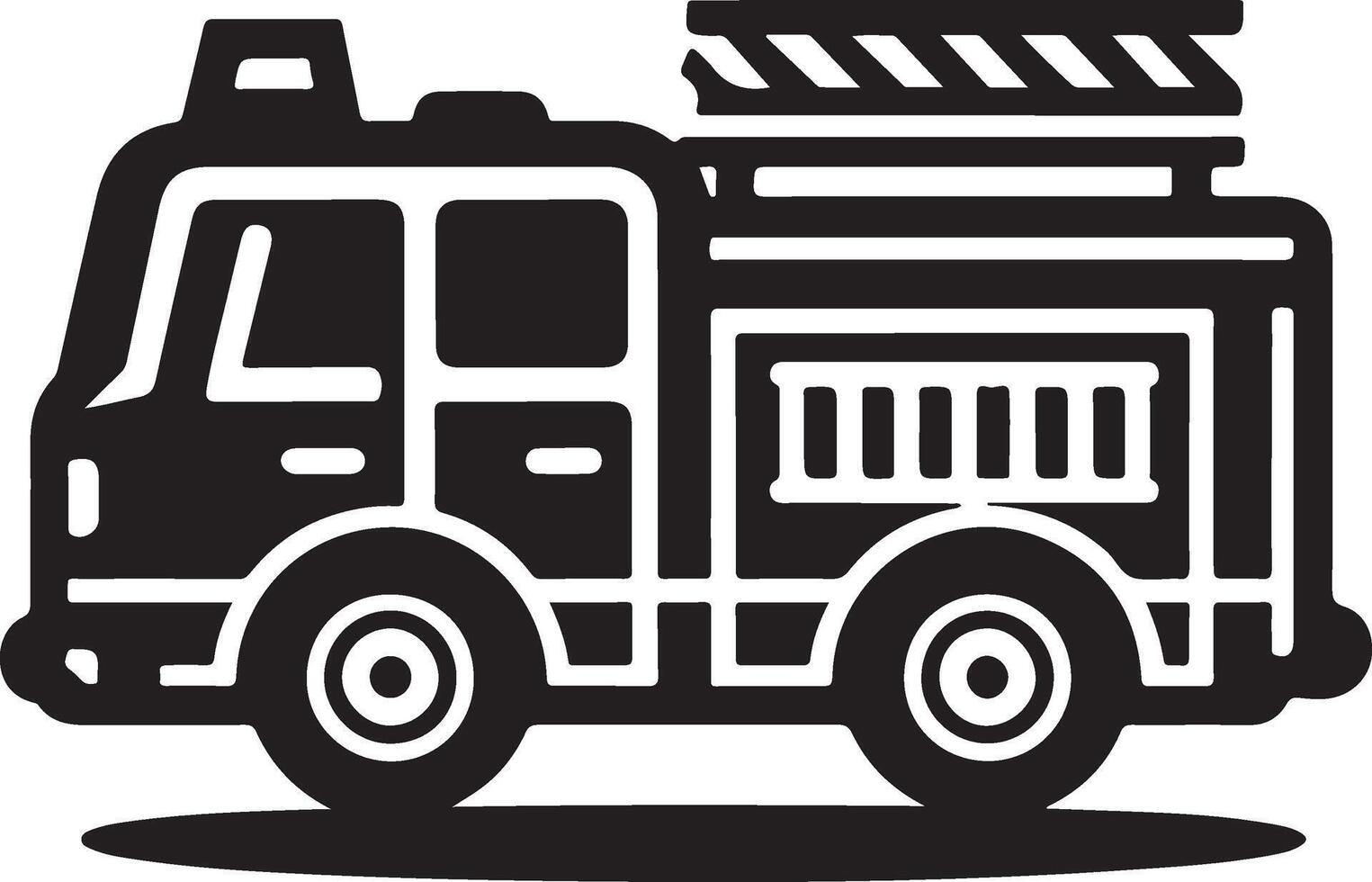Fire truck icon vector