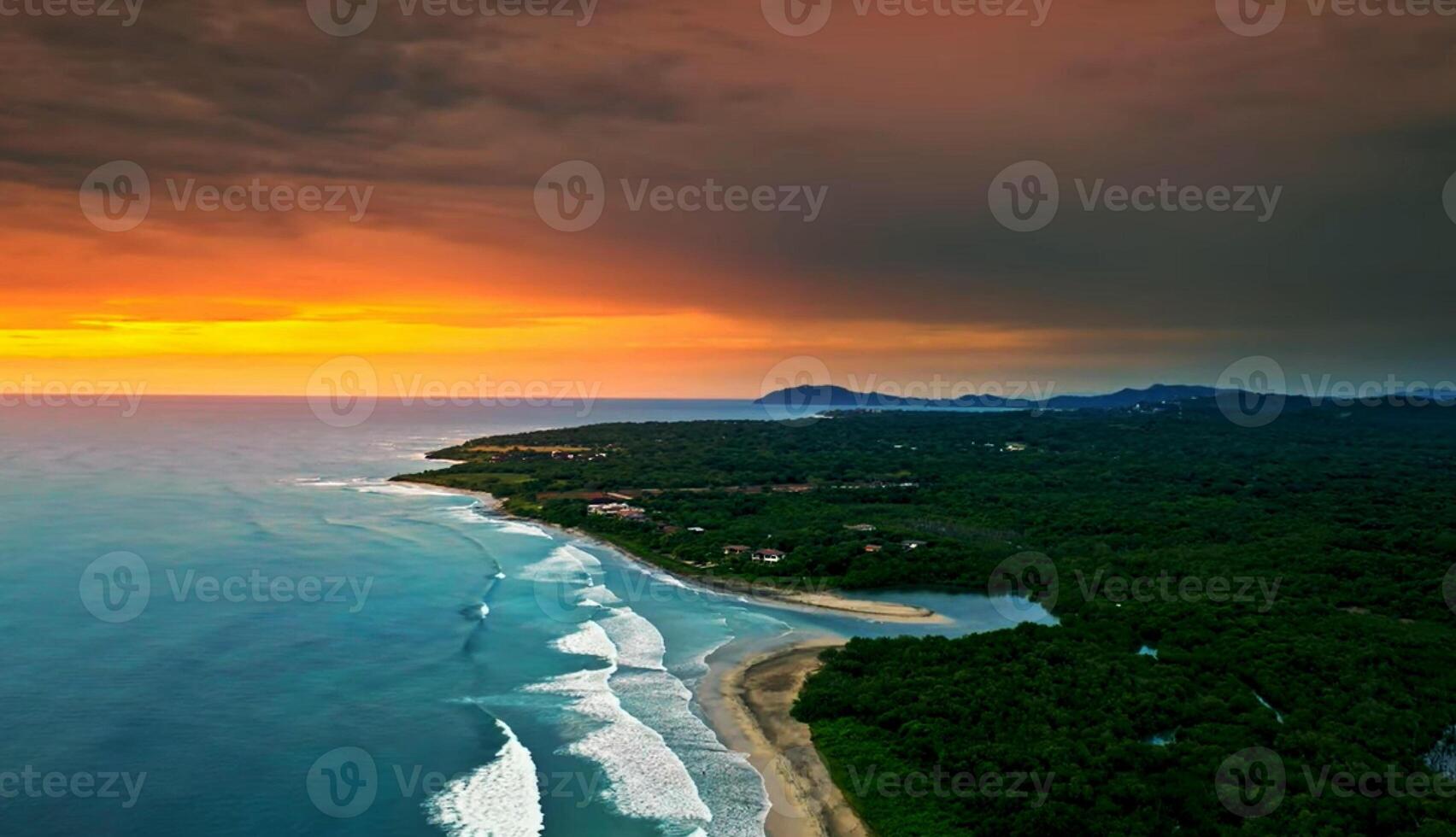 Avellanas Beach At Sunrise - The Avellanas Mangrove Swamp photo