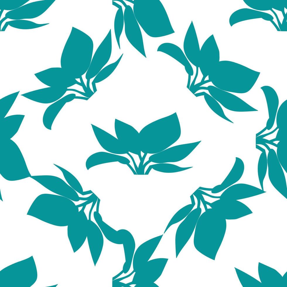 Cute creative background in a trendy minimalist style. texture with herbal elements. vector