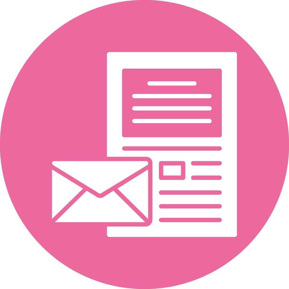 Email and envelope icon vector