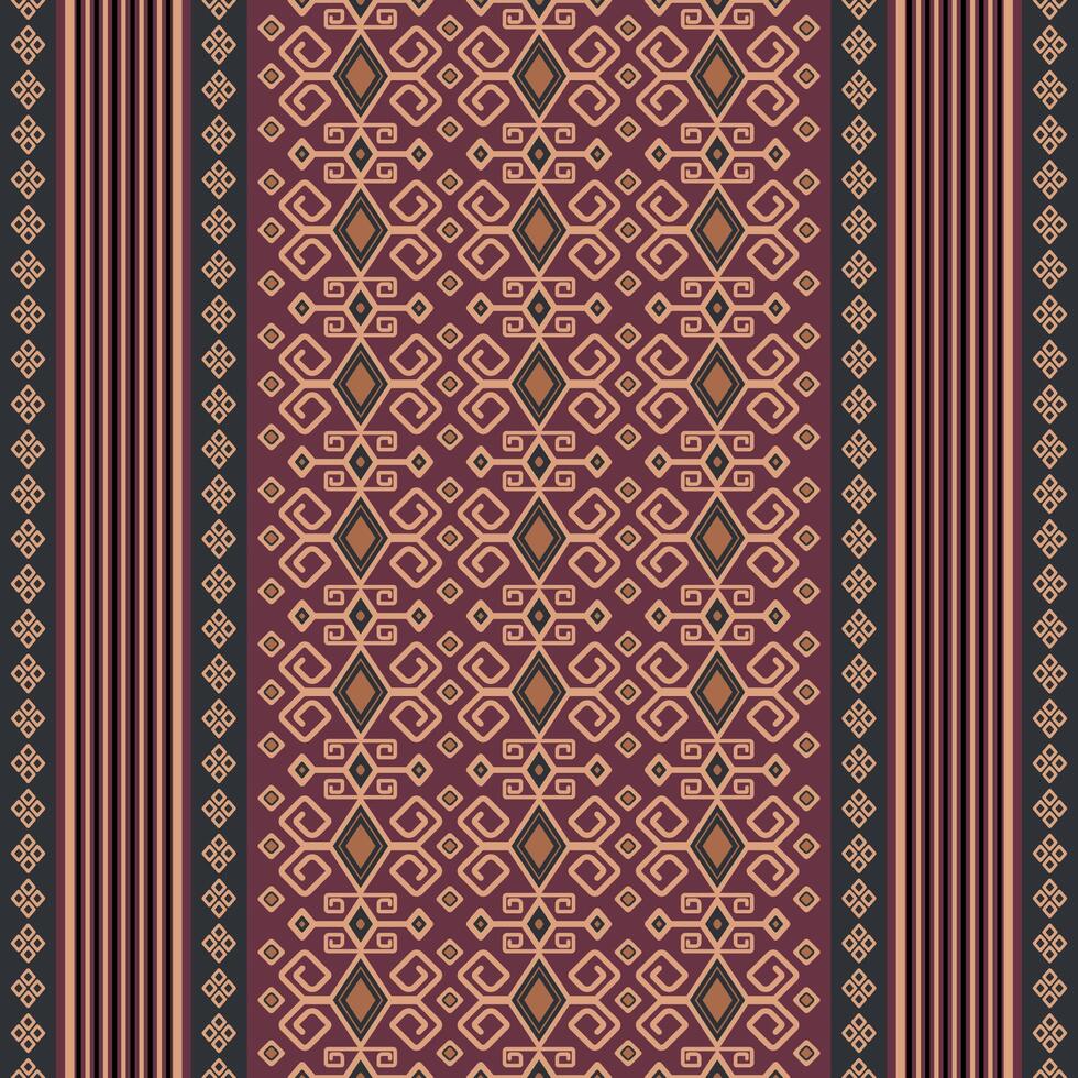 abstract batik tenun sumba pattern vector