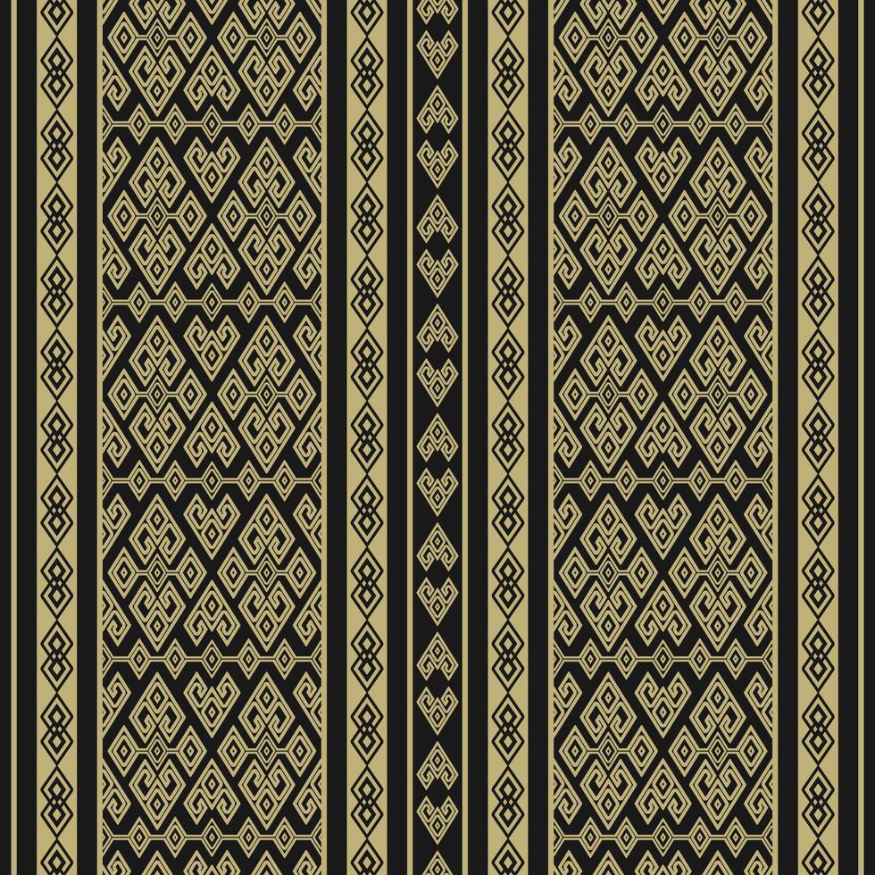 abstract luxury batik tenun pattern vector