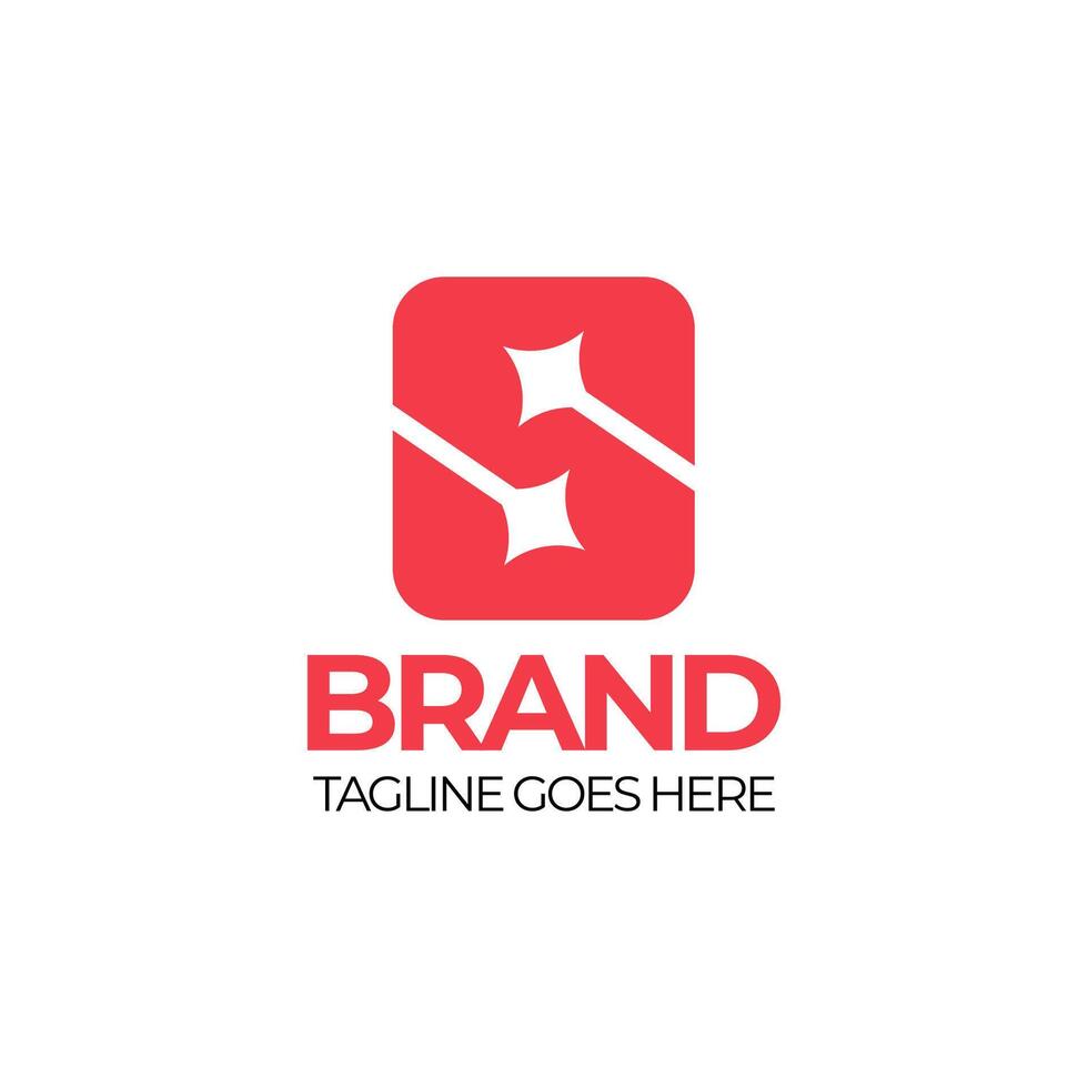 Simple bold and modern letter S logo design. Good perfect for various company. vector