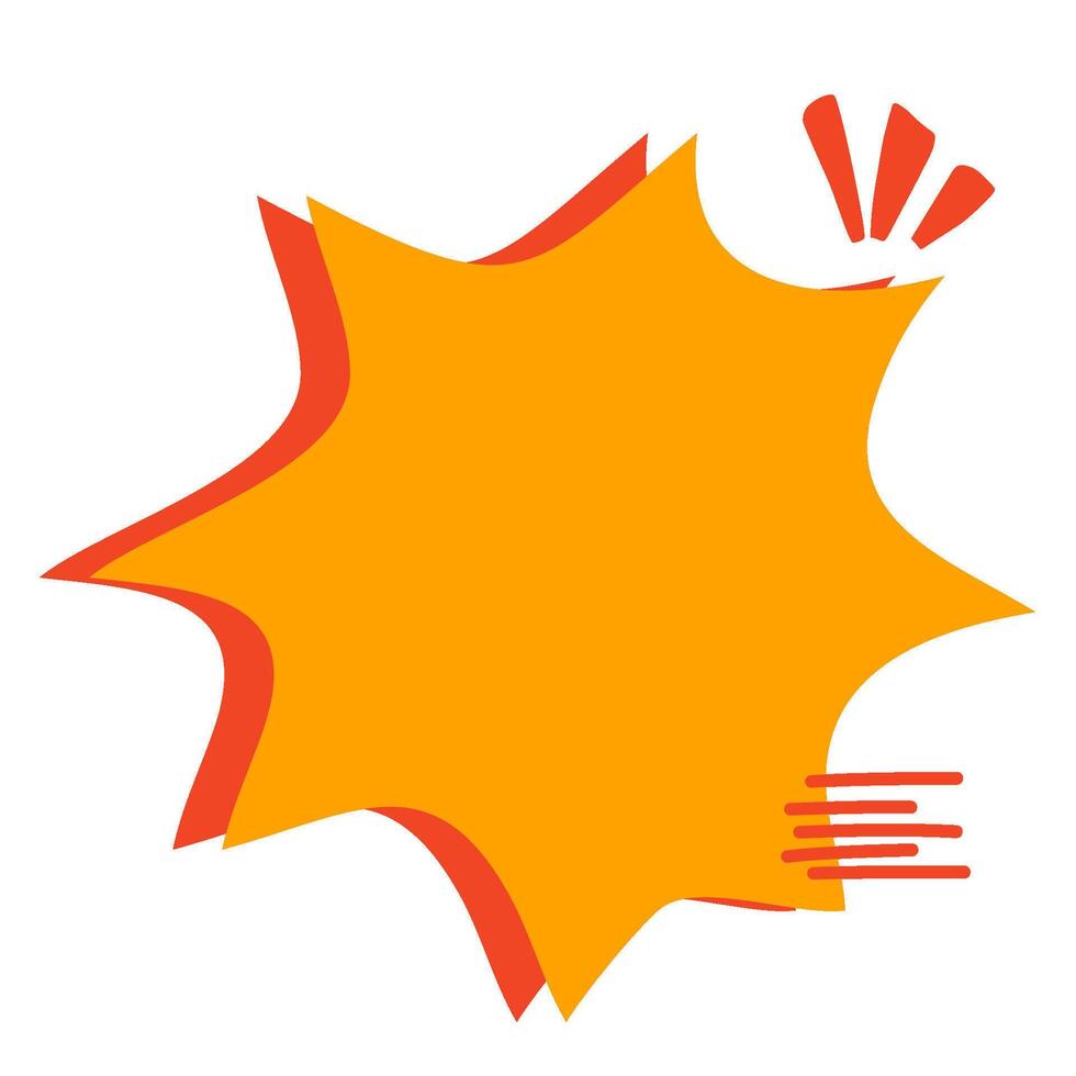 Boom label banner vector