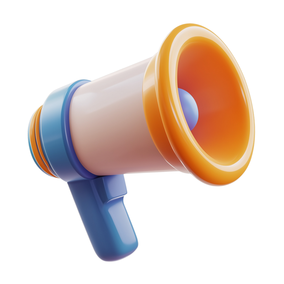 3D Notification Badge Icon Representing Alerts and Messages, Isolated on a Transparent Background. png
