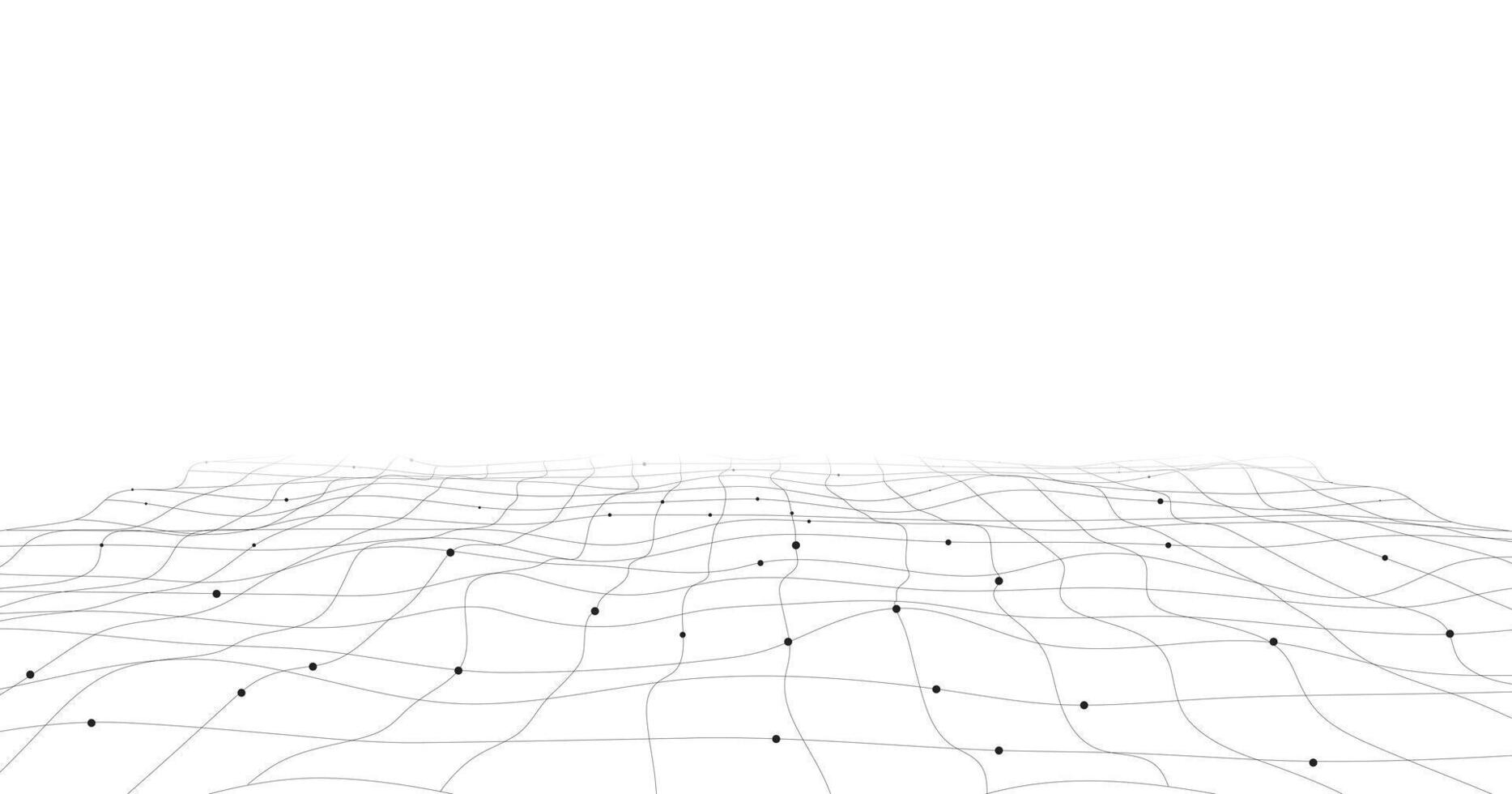 Geometric mesh lines on a white background. vector