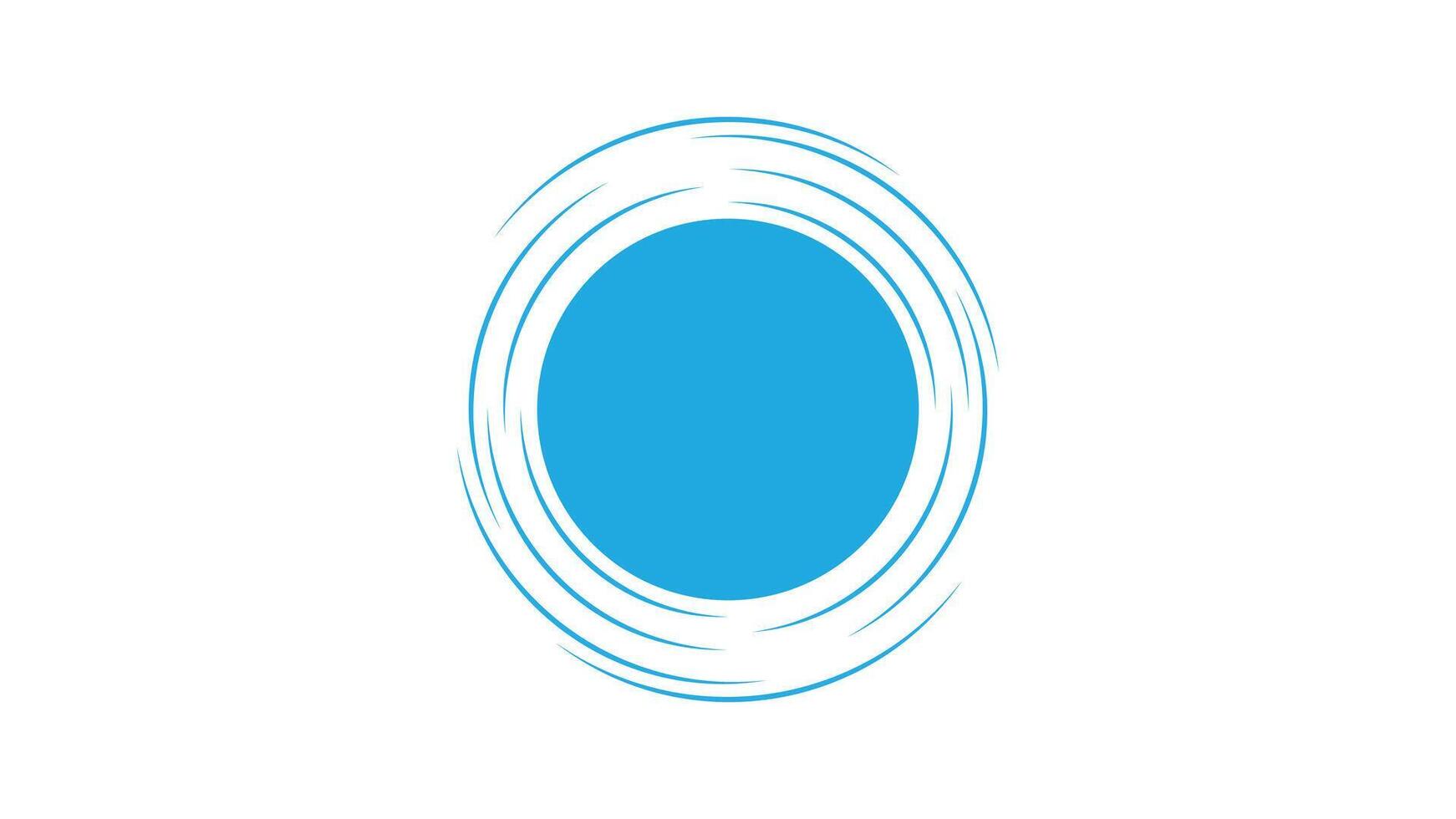 round frame element, round circle shape for editing element vector
