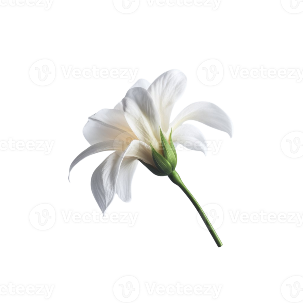 Lovely jasmine petals on a see-through background png