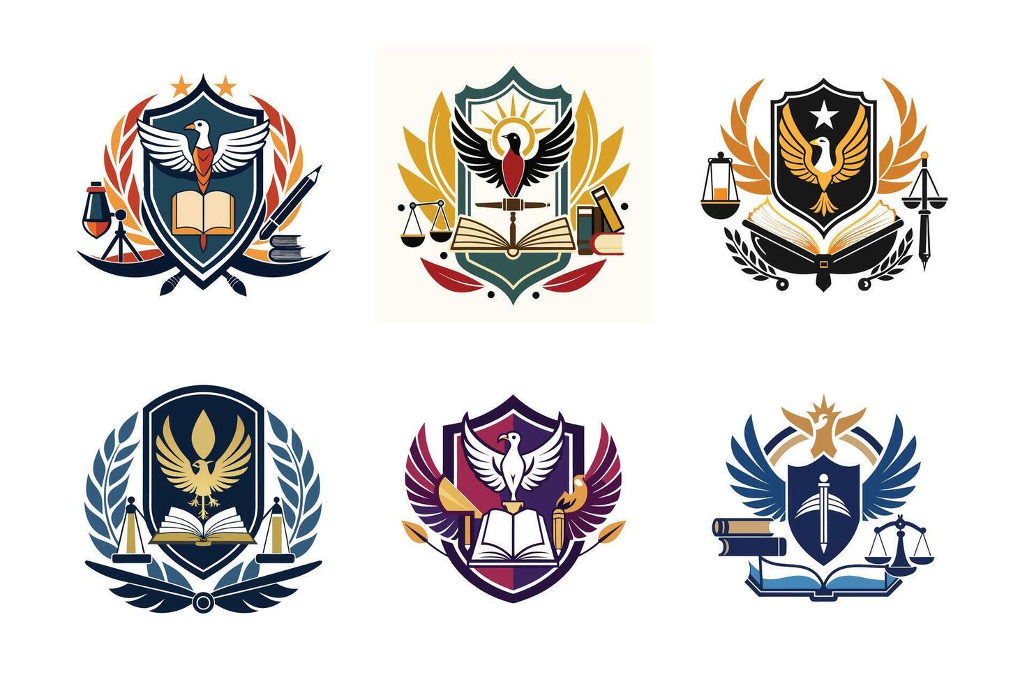 logotype for legal company. vector