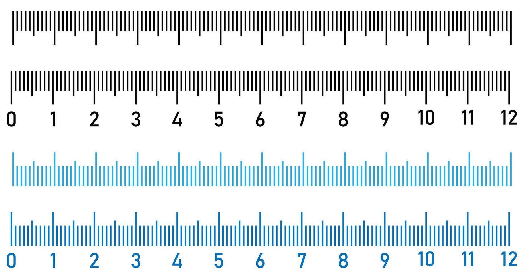 Ruler scale measure line sign illustration. Ruler with a scale in centimeters. vector