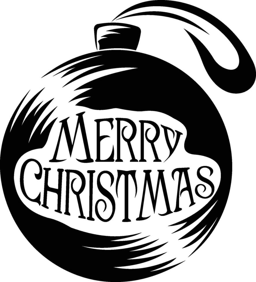 Merry Christmas wishes design vector