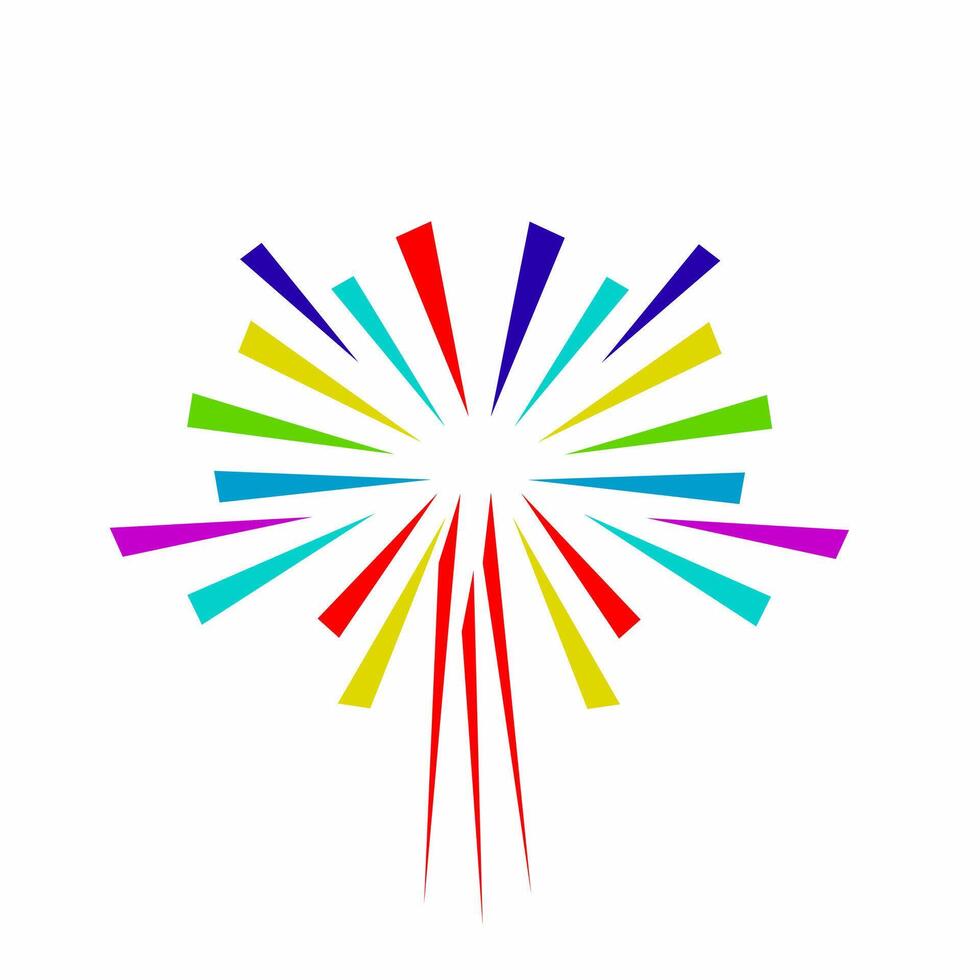 illustrator graphics of design elements colorful fireworks splashes vector