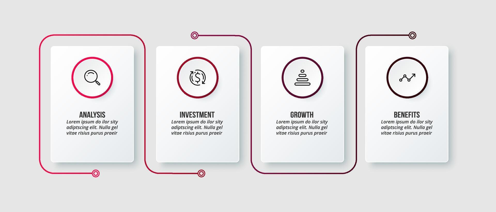 Timeline infographic template. vector